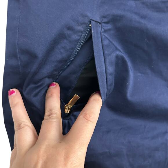 Classic Prep Navy Blue‎ Shorts Ralph Lauren Golf Women’s 10 Quiet Luxury - Picture 2 of 7